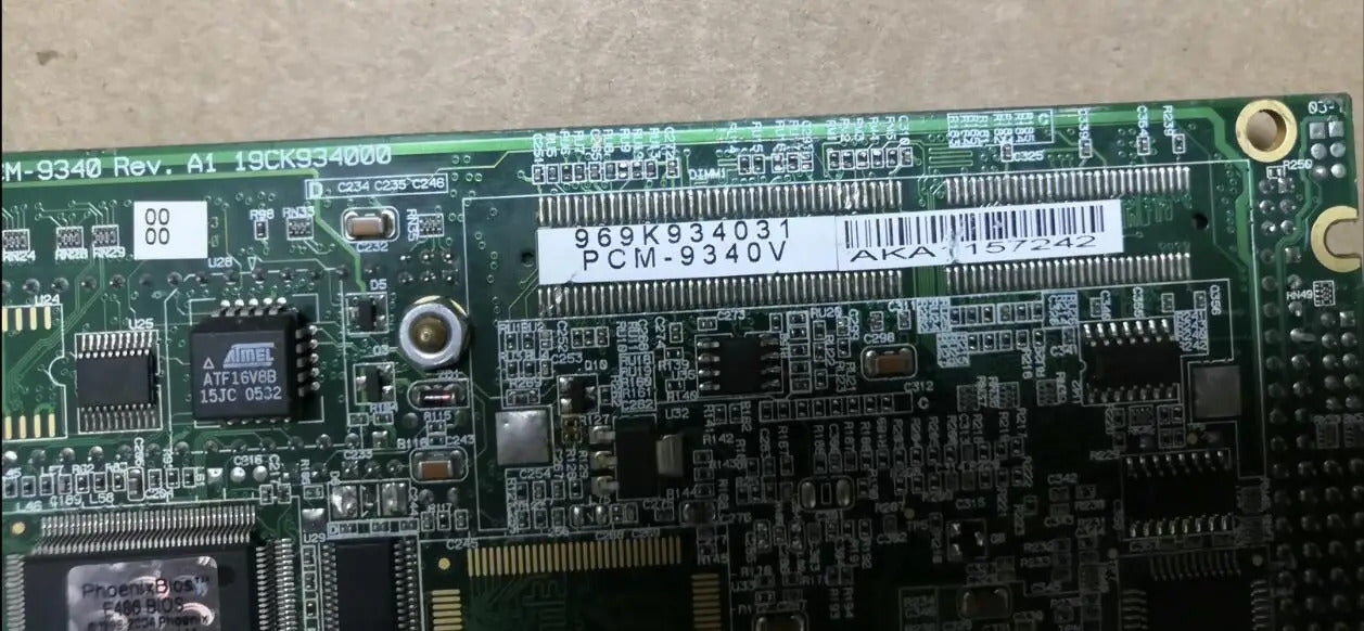 PCM-9340 Rev.A1 100%OK Original 3.5" Motherboard PCM-9340 3.5 inch IPC Industrial Mainboard PC/104 ISA SBC Fanless with CPU RAM