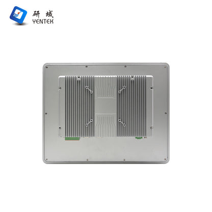 15inch Industrial Control All-in-One Capacitive Touch Screen 5 Ethernet Ports 4 Serial Ports Fully Enclosed Embedded Panel Computer