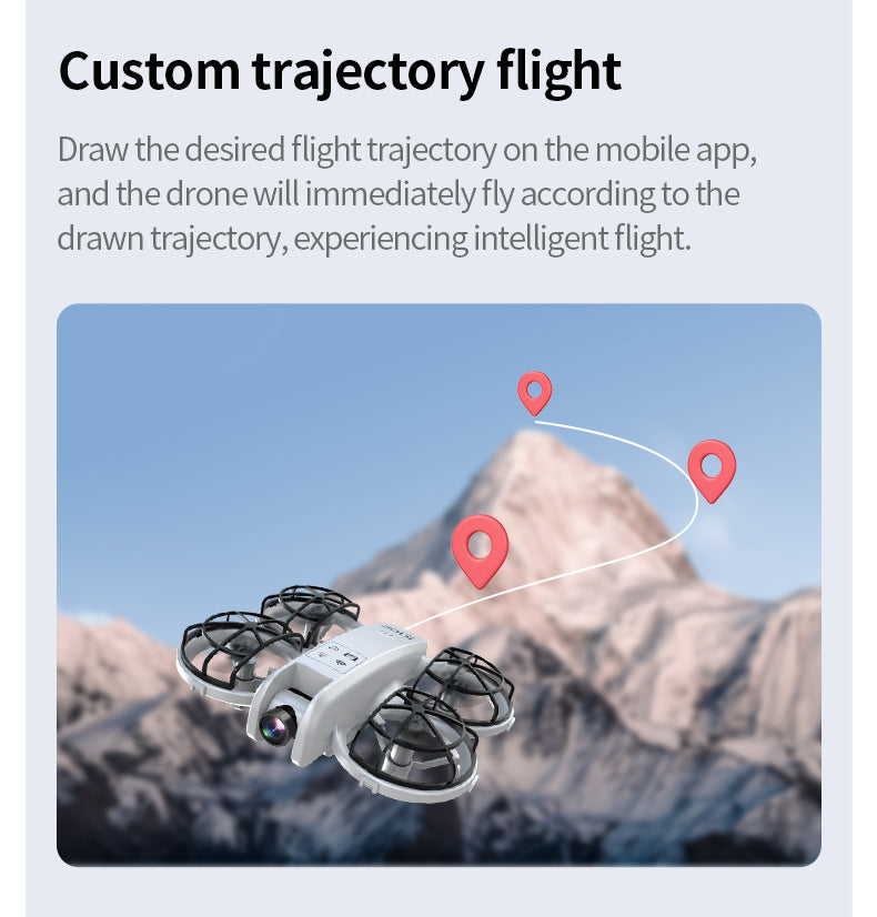 Cross-Border K100MINI Drone with Screen Remote Control Optical Flow Hover Dual Camera Lens HD Aerial Photography Remote Control Aircraft