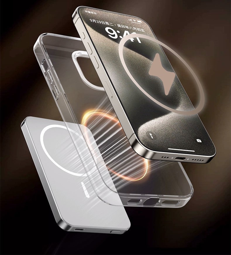Suitable for Apple Magsafe Magnetic Wireless Power Bank Aluminum Alloy Fast Charging Portable Thin and Light Power Bank Customized