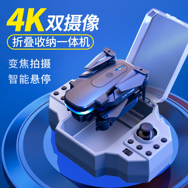 Cross-Border KY910Mini Folding Drone4K High-definition dual-camera aerial photography quadcopter with altitude hold remote control aircraft