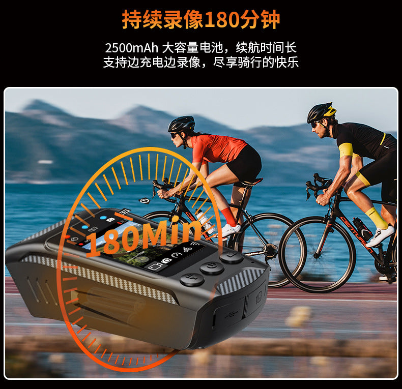 Cross-Border4K High Definition Anti-Shake Strap GPS Cycling Camera Photo Video Recorder with Screen Bicycle Dashcam