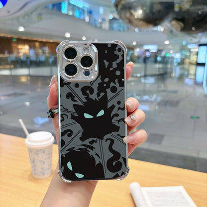 Glossy Suitable for iPhone 17 Pro Max Phone Case 16P 15 12 14 13 11 Four-Corner Shockproof Electroplated Cross-Border Soft