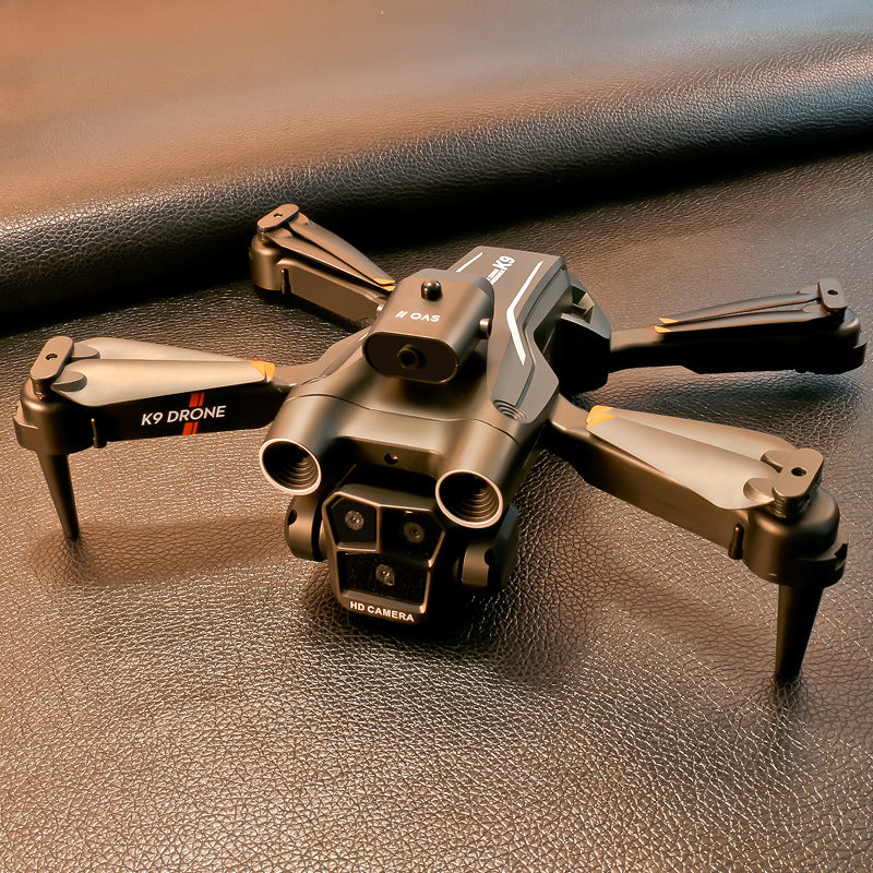 Cross-Border K9MAX Drone Aerial Photography Three Lens Four Axis Aircraft Optical Flow Obstacle Avoidance Remote Control Aircraft Toy drone