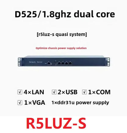Soft router motherboard J1900/D525 4 network ports Gigabit card server AiKuai firewall New Original Mini-ITX Mainboard DC12V