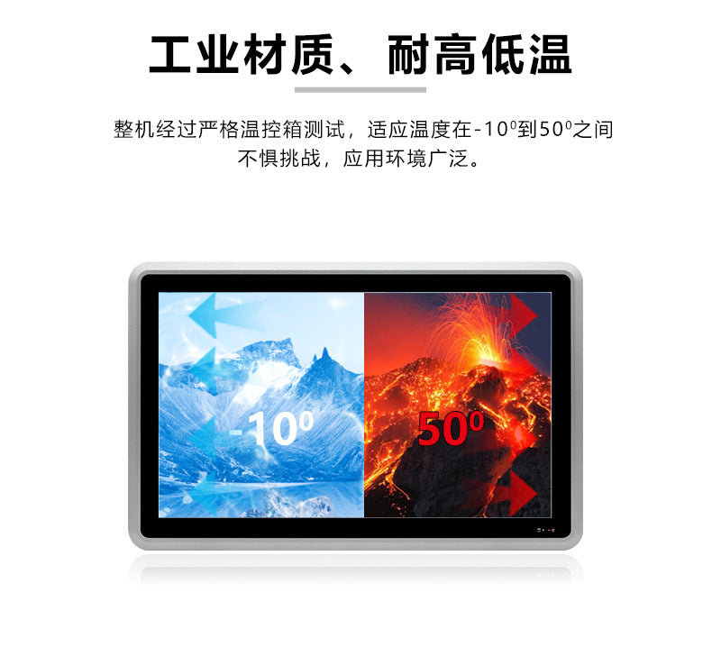 15.6inch Capacitive Industrial Control Touch All-in-One Machine 8/10/11 Generation 5 Network 4 Serial Port Embedded Industrial Panel