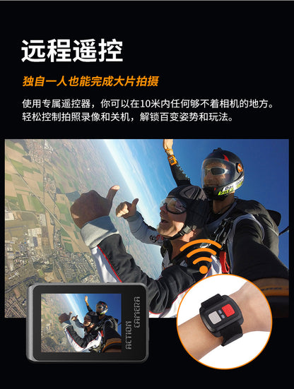 Cross-border new arrival6k Sports Camera Anti-Shake Wireless Shooting Outdoor Cycling Diving Fishing Sports Camera Factory