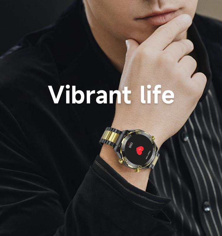 2025 NEW Extraordinary Master Smart Watch Men AMOLEDHD Screen GPS Bluetooth Call for lP68 Waterproof Watches Blood Sugar Wearable Monitor