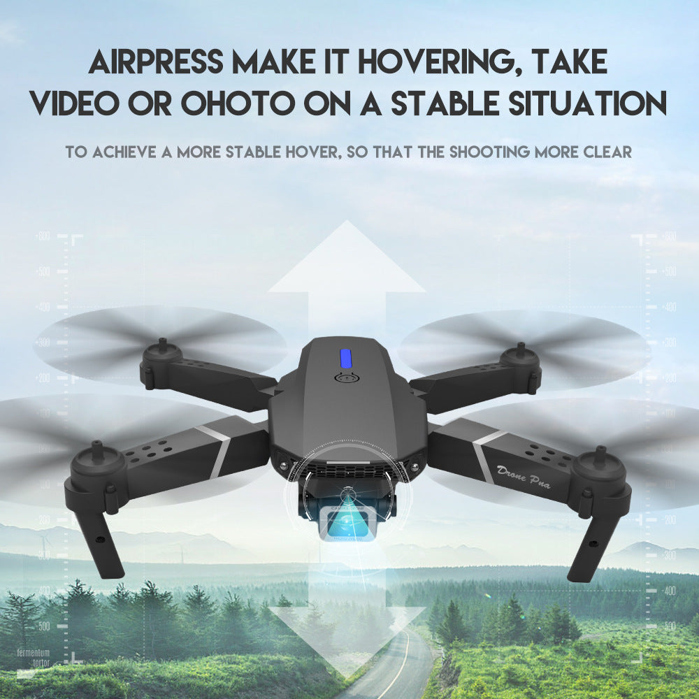 Cross-Border E88pro Foldable Drone HD Dual Camera Aerial Photography Altitude Hold Quadcopter Remote Control Aircraft E525