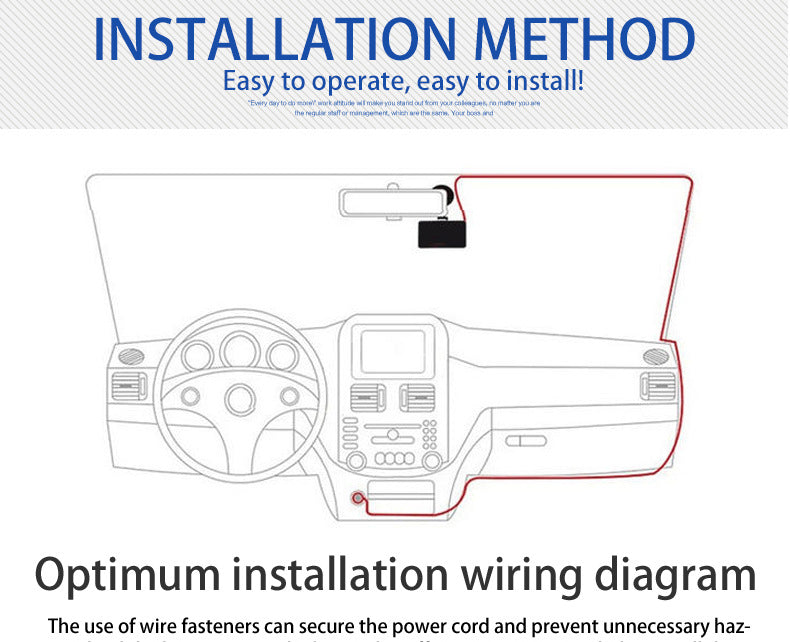 Cross-border HD Dash Cam wifi Mobile Phone Interconnection Starlight Night Vision Dual Lens Car Mount DVR Driving Record