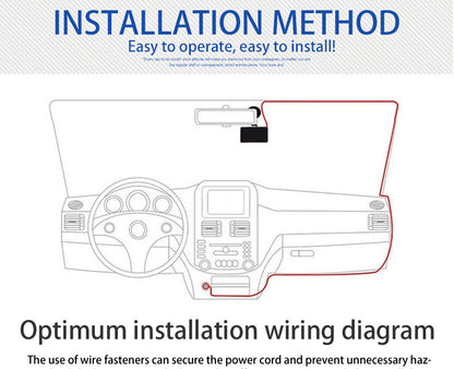 Cross-border HD Dash Cam wifi Mobile Phone Interconnection Starlight Night Vision Dual Lens Car Mount DVR Driving Record