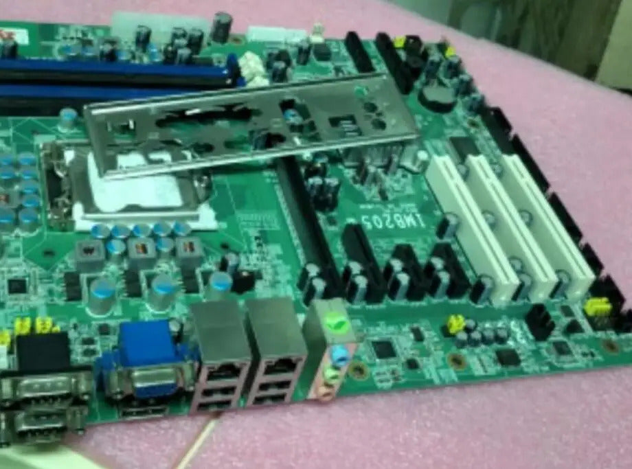 IMB205 REV:A2-RC 100%OK Original Embedded IPC Mainboard ATX Industrial Motherboard 3*PCI 2*LAN 6*COM with RAM LGA1156 CPU 6*COM