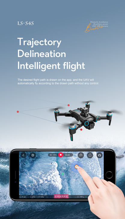 Cross-border Drone Brushless Motor ESC HD Lens Optical Flow Positioning Remote Control Aircraft Obstacle Avoidance Quadcopter