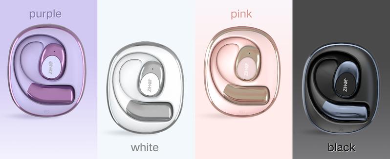 ZIHNIC S09 Wireless OWS Headphones，Bluetooth Open Ear earphones with Minc，Long Battery Life，Wireless Earbuds Headset Portable earbuds