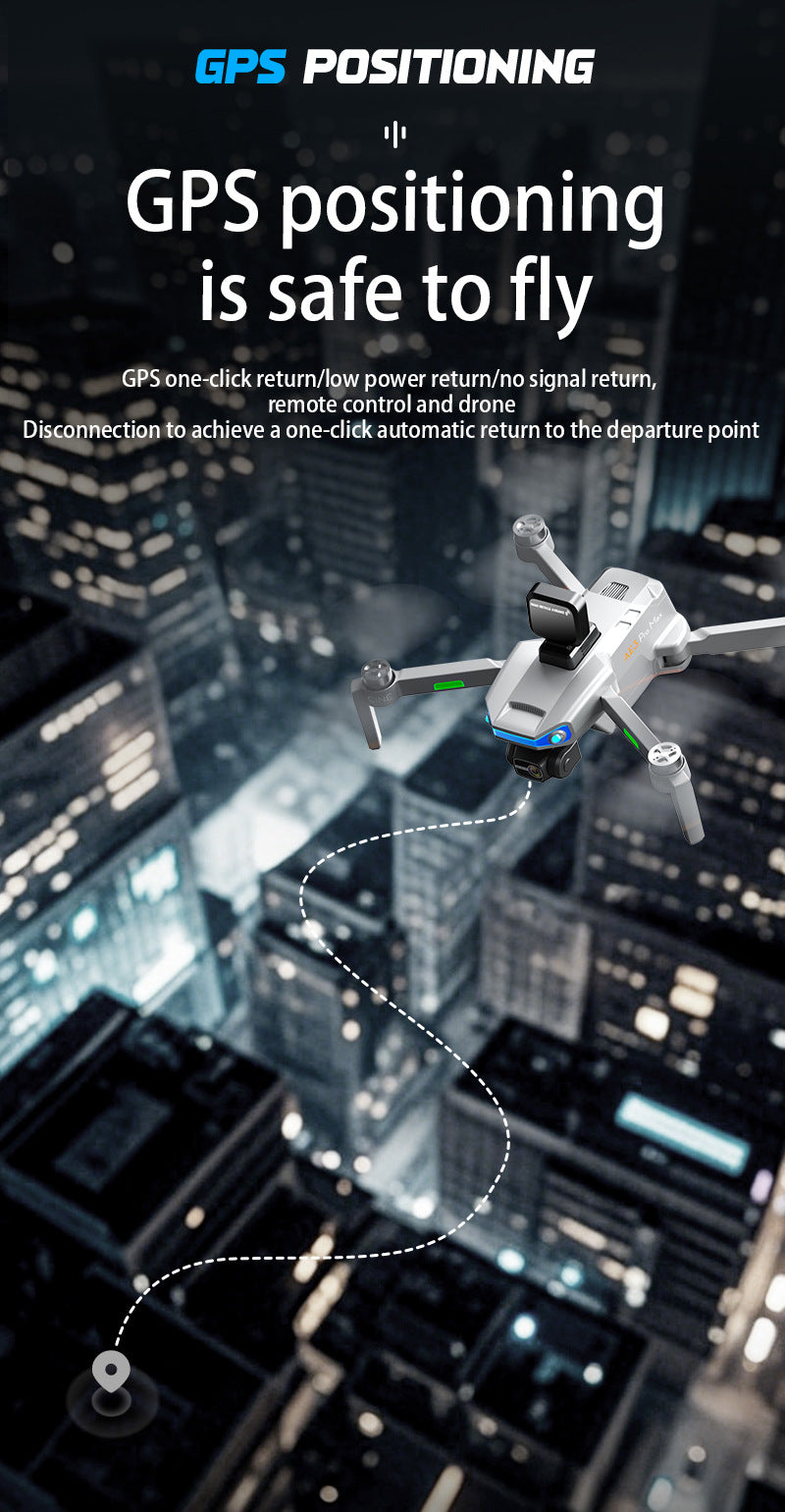 Cross-Border AE3Drone remote control with screen brushless GPS Three-axis gimbal Obstacle Avoidance Drone Remote Control Aircraft