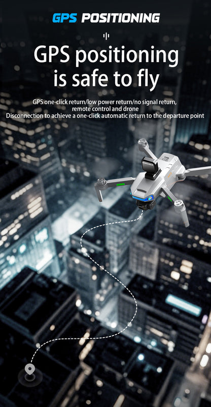 Cross-Border AE3Drone remote control with screen brushless GPS Three-axis gimbal Obstacle Avoidance Drone Remote Control Aircraft