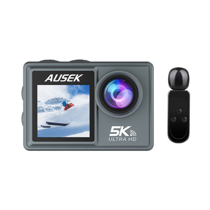 Cross-Border5k Sports Camera Waterproof and anti-shake with wireless microphone support Outdoor shooting recorder factory customization