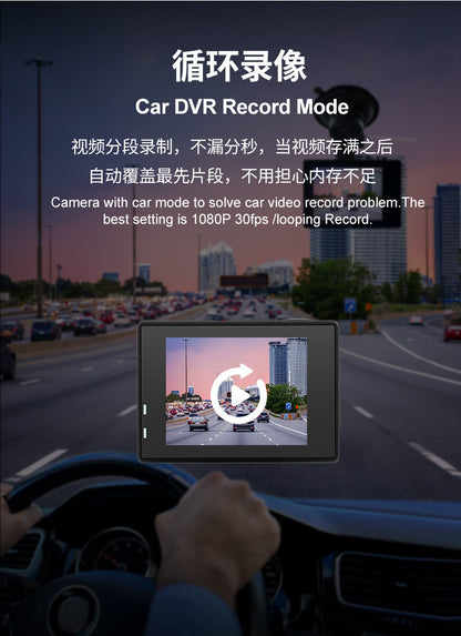 Cross-border new high-definition sports camera waterproof wifi Remote Control Outdoor Aerial Photography Camera Helmet Riding Camera