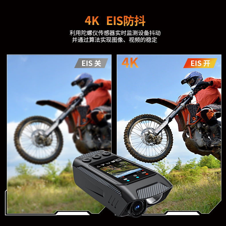 Cross-Border4K High Definition Anti-Shake Strap GPS Cycling Camera Photo Video Recorder with Screen Bicycle Dashcam