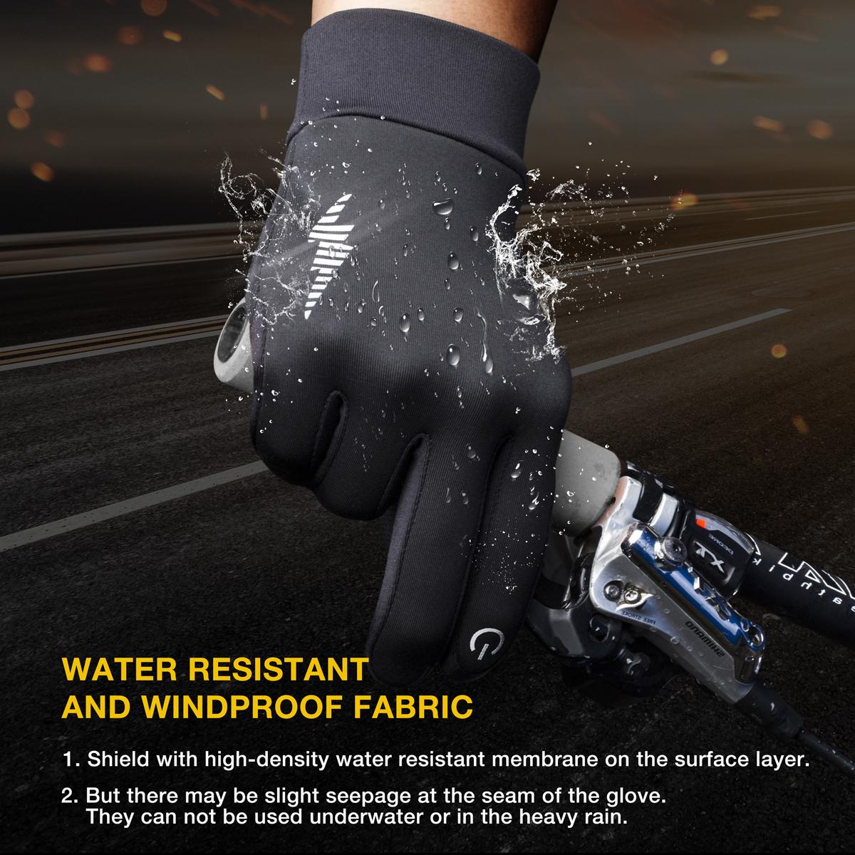 Winter Gloves Women Men Ski Gloves Liners Thermal Warm Touch Screen, Perfect for Cycling, Running, Driving, Hiking, Walking, Texting, Freezer Work, Gardening, and Daily Activities SRG102 winter gloves full finger
