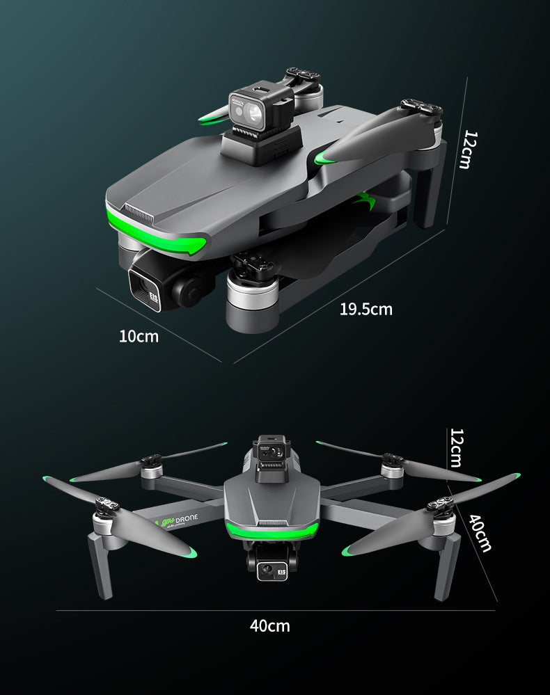 Cross-Border S155Relay Brushless Drone Laser Obstacle Avoidance Three-axis Anti-shake Gimbal GPS Return to Position Drone