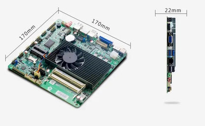 A4-5145 Mini-ITX Motherboard Onboard CPU A70 IPC SBC Embedded Ultra-thin Mainboard with 2COM LAN DC-12V VGA LPT DDR3 LVDS