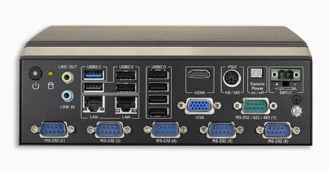 AIMC-2000 Fanless Embedded Industrial Computer Mini Industrial PC Quad-core J1900 SoC with VGA 6COM 8USB 2LAN DC-12V