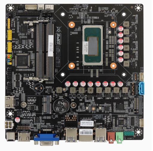 Ultra 5 125H Ultra 7 155H Mini-ITX материнская плата Intel CPU IPC SBC Встроенная ультратонкая материнская плата с 2COM LAN DDR5 4USB LVDS