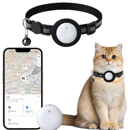 Pet Cat Locator Collar Suitable for iOS Waterproof Apple Find My Tracker Collar