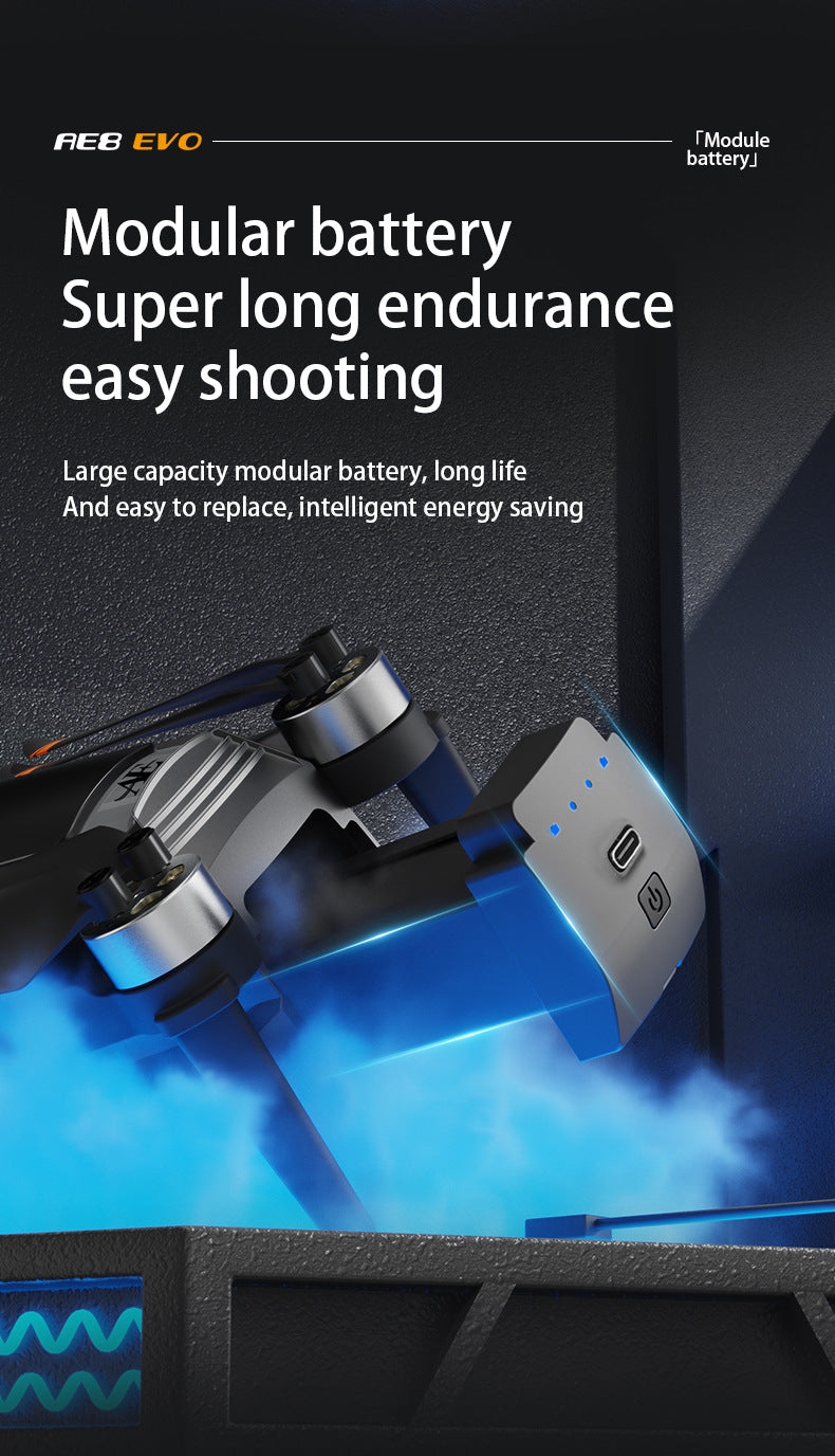 Cross-Border AE8EVO Drone Brushless Motor HD Professional Aerial Photography360Omni-directional Obstacle Avoidance Drone Drone