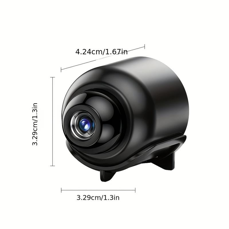 HD WiFi Mini Security Camera - Indoor/Outdoor Remote Viewing, Wireless Home Monitor with USB Power indoor security camera