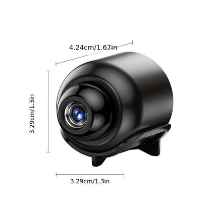 HD WiFi Mini Security Camera - Indoor/Outdoor Remote Viewing, Wireless Home Monitor with USB Power indoor security camera