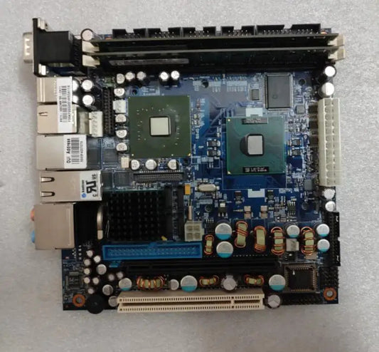 986LCD-M/mITX 100% OK Original Embedded Mini-ITX Mainboard IPC Computer Industrial Motherboard SBC Onboard CPU wiith Cooler