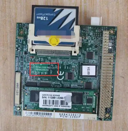 PCM-3350 REV.A1 100% OK original Fanless IPC CPU Board  PC/104 Embedded Industrial Motherboard PC104 Mainboard with LX800 Memory