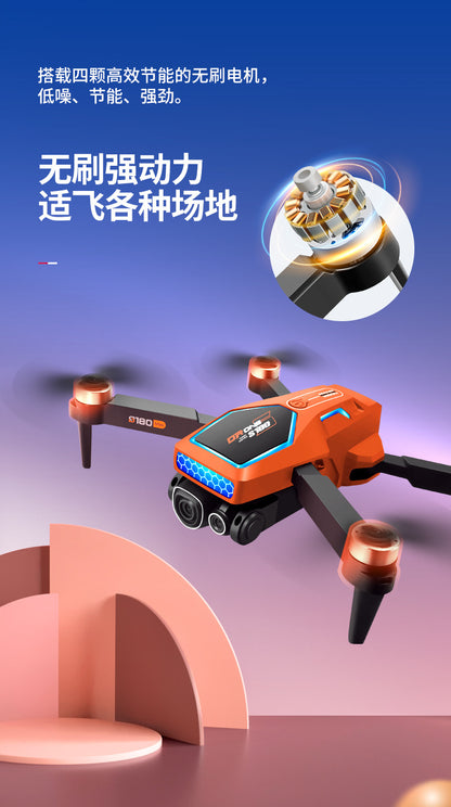 Cross-Border S180Drone Aerial Photography Electric Lens Obstacle Avoidance Brushless Motor Optical Flow Remote Control Aircraft Toy drone