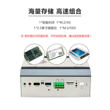 Industrial Control P3250E-V Dual Network Dual Serial Mini Industrial Computer 8/11th Gen i5 Embedded Industrial PC Host