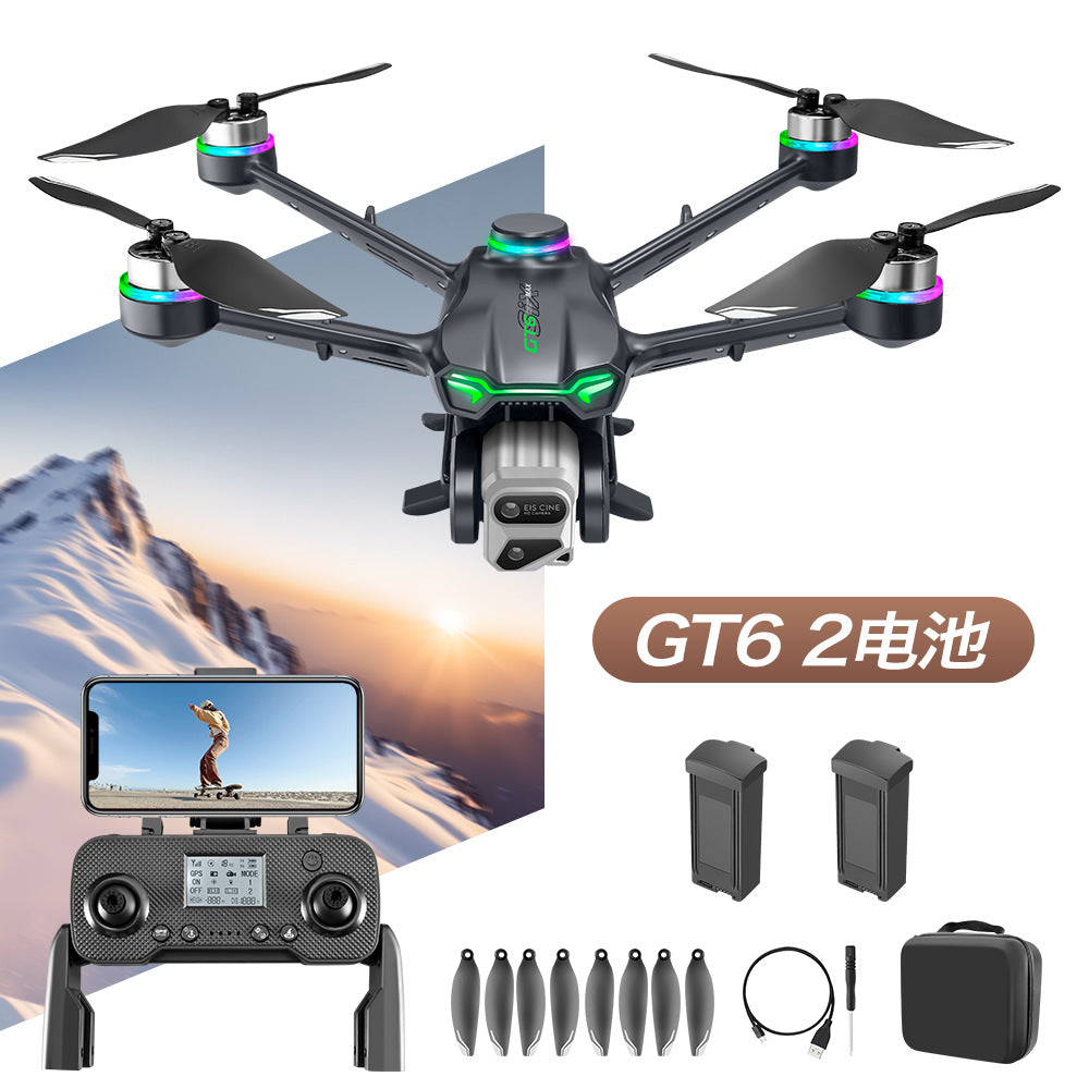 Cross-Border New Products GT6Uav GPS Return to Position 5G Image Transmission Brushless Optical Flow Obstacle Avoidance Remote Control Aircraft Wholesale