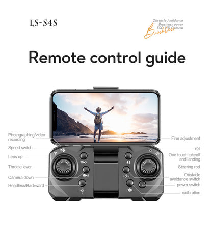 Cross-border Drone Brushless Motor ESC HD Lens Optical Flow Positioning Remote Control Aircraft Obstacle Avoidance Quadcopter