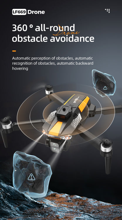 Cross-Border LF669Drone remote control with screen brushless motor HD aerial photography GPS Intelligent Positioning Remote Control Drone