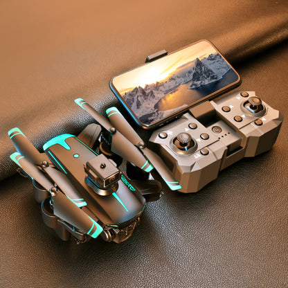 Cross-Border KY605S Drone Three-Camera Aerial Photography Four-Sided Obstacle Avoidance Remote Control Aircraft Optical Flow Positioning Quadcopter