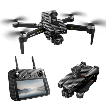 AE86+Digital image transmission with touchscreen obstacle avoidance HD professional aerial photography drone automatic return GPS Remote control aircraft