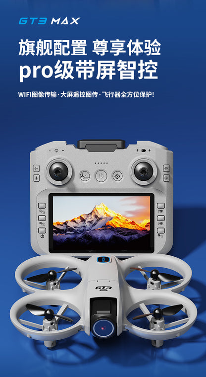 Cross-Border GT3Drone Remote Control with Screen Optical Flow Positioning Electric Lens Quadcopter Remote Control Aircraft Toy