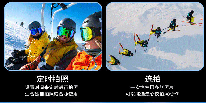 Cross-Border4k Action Camera HD Dual Screen wifi Outdoor sports wireless shooting head-mounted cycling camera factory