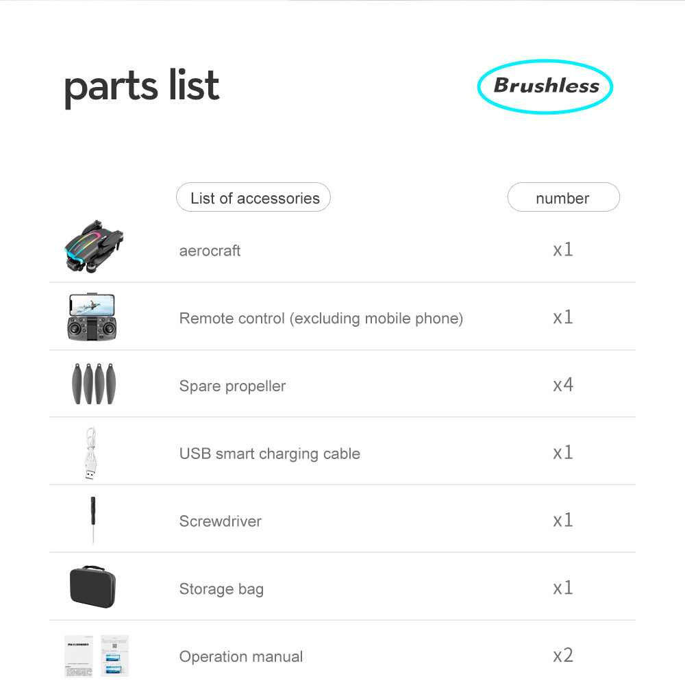 XT105Drone Obstacle Avoidance Dual Servo Aerial Photography Quadcopter Brushless Motor Remote Control Aircraft Drone Cross-Border