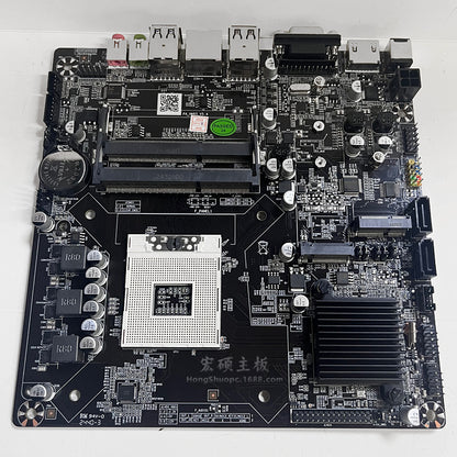 ITX Industrial Control Motherboard HM65Dual memory slots DDR3Mini Board PGA988Two Or Three Generations CPU All-in-One Motherboard