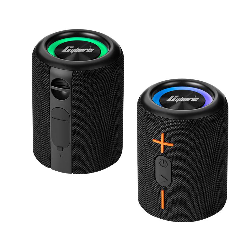 Cyboris springtok  S10 2 in 1 Portable Split Bluetooth speaker Portable subwoofer, 20W High Volume Stereo, IPX6 Waterproof, Smartphone Audio Cyber Black