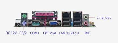 J1900 J1800 Motherboard Mini-ITX SBC IPC Mainboard industrial Fanless Board Mini ITX with ATOM Quad Core DC-12V COM LAN LVDS VGA