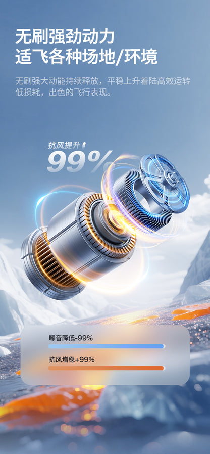 Cross-Border GT8Drone remote control with screen HD aerial photography brushless obstacle avoidance quadcopter toy airplane drone