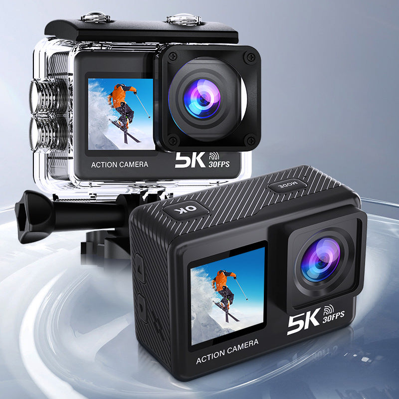 5k Sport Action Cam Camera Cross-Border5k Sports Camera Anti-Shake Waterproof4k Sports Camera