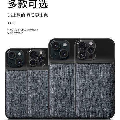 Suitable for Apple15/14/13Mini/12Pro Back Clip Battery iPhone11/XR Wireless Power Bank for Mobile Phones